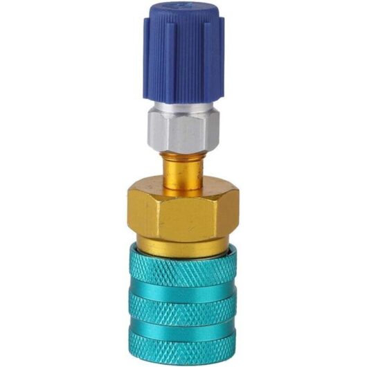 R1234YF to R134A quick adapter bottom side coupler car air conditioning fitting