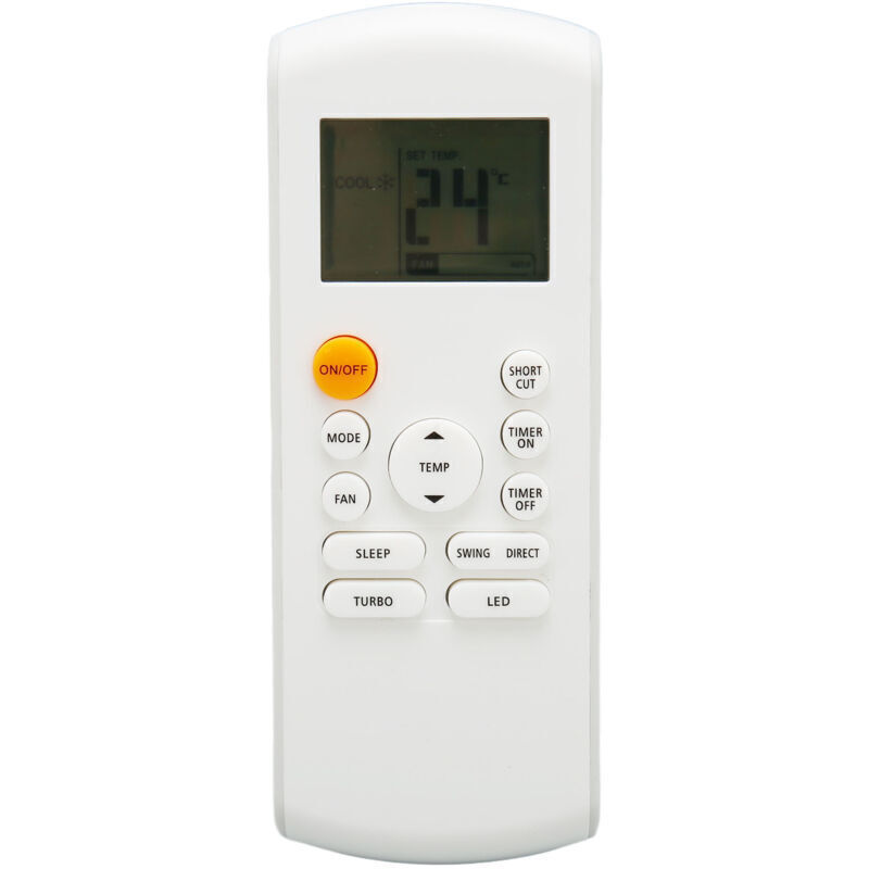 Replacement air conditioning remote control with LED backlight for RG57B1 BGE RG57B2 BGE RG57B BGE RG57 BGE RG57A BGE RG57A6
