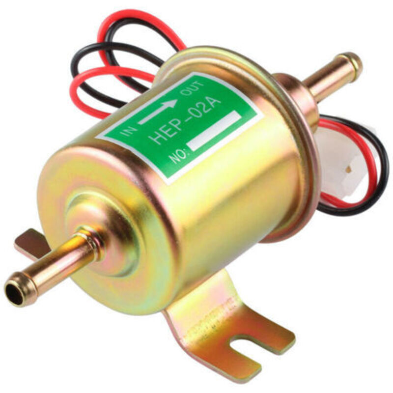 Universal Electric Fuel Pump Gasoline Diesel 12V HEP-02A HEP02A Low Pressure OEM HEP-02A Universal 12V Electric Fuel Pump for Most Car Carburetor