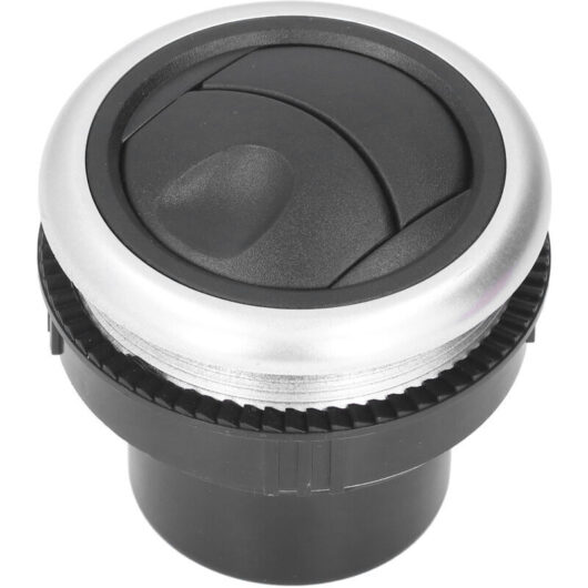 Universal Rotating Round AC Deflector for Cars, RVs, Buses, ABS Dash Dashboard Air Fit for Marine Vent Grille Cover