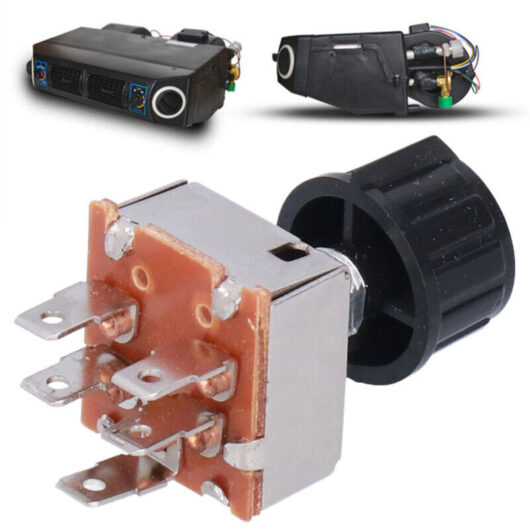 Universal replacement 4-speed rotary AC air conditioning fan switch for Freightliner INM2G754A