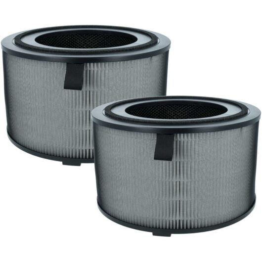 Vhbw - 2x Air Filter compatible with Philips 3200 Series AC3221 Air Purifier - Combi Filter Pre Filter + hepa + Activated Carbon