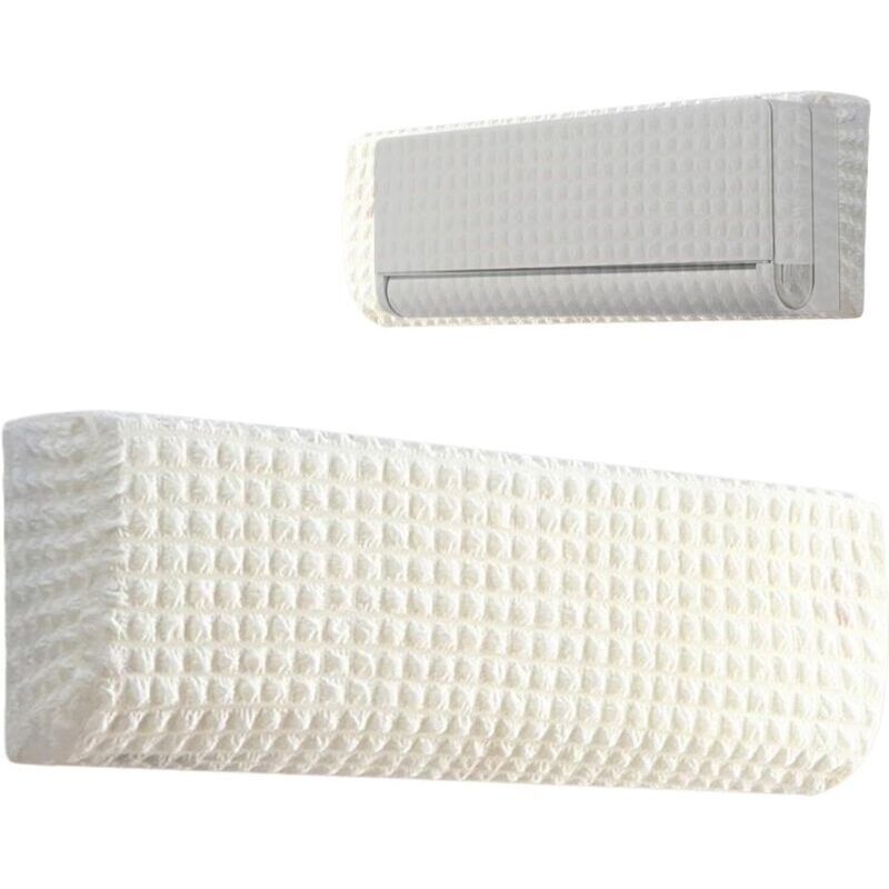 Washable wall-mounted cover for indoor air conditioner, dustproof protective cover, retractable AC cover, stylish design - air conditioning supplies