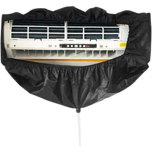 Waterproof cleaning cover for air conditioner, wall-mounted with water hose, suitable for 3P air conditioner 1263225cm