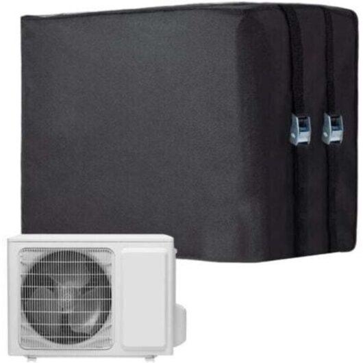 Winter Outdoor Air Conditioner Covers, Waterproof Window Air Conditioner Cover, Protective Cover with Adjustable Closures for Central Condenser