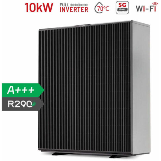 Zealux Inverboost Plus R290 10 kW Integrated Air-to-Water Heat Pump-Single Fan Model-Inverboost Multi-Function Water Heater System for Sanitary Hot