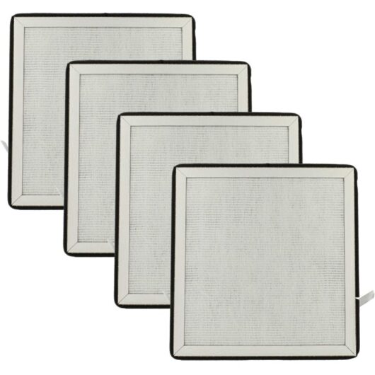 vhbw 4x Air Filter Replacement for Beurer 660.04 for Air Purifier - Combi Filter Pre Filter + HEPA + Activated Carbon