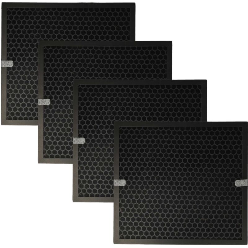 vhbw 4x Air Filter Replacement for Philips AC4158/00 for Air Purifier - Combi Filter HEPA + Activated Carbon