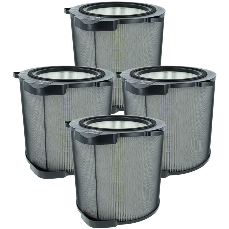 vhbw 4x H12 Filter compatible with AEG CARE360, AX91-404 Air Cleaner - Spare Air Filter