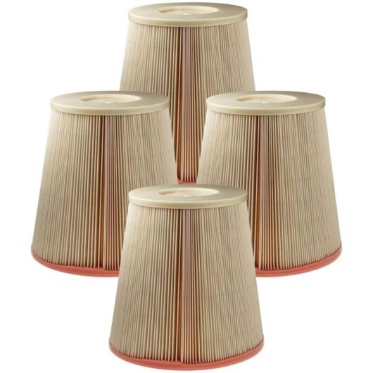 vhbw 4x HEPA 13 Filter compatible with Dustcontrol AirCube 500 Air Cleaner - Spare Air Filter