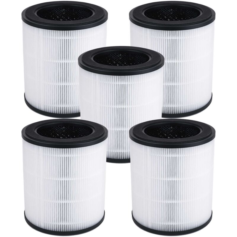 vhbw 5x Air Filter compatible with Rowenta Pure Air City PU2840 Air Purifier - Combi Filter