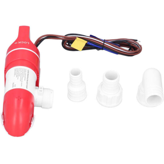 1100GPH/4160LPH Automatic Electric Low Profile Bilge Pump in Stainless Steel DC12V 360° Rotation for Boats
