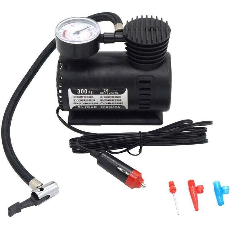 12V Portable Car Inflator, Small Electric Car Air Pump