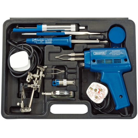Draper Soldering Iron Gun and Accessory Kit 100 Watts