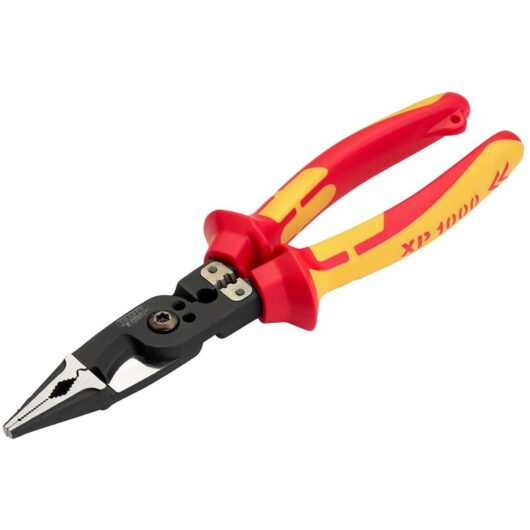 Draper XP1000 VDE Insulated Tethered 8 in 1 Installation Pliers 215mm