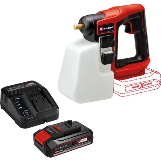 Einhell GE-WS 18/10 Li 18v Cordless Weed Sprayer 1l 1 x 2.5ah Li-ion Battery Charger