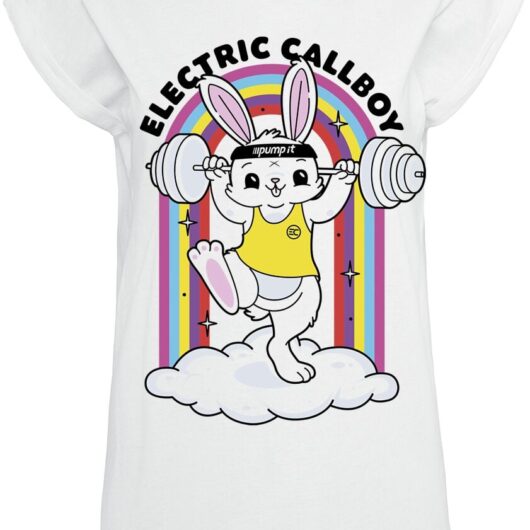 Electric Callboy Pump It Bunny T-Shirt white