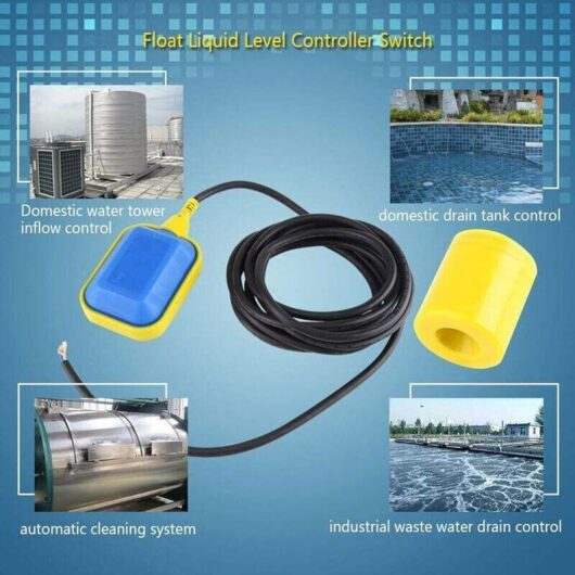 Float Water Level Switch with 6M Cable for Tank Pump