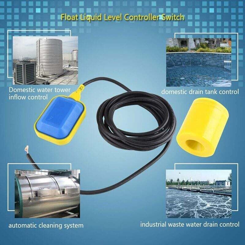 Float Water Level Switch with 6M Cable for Tank Pump