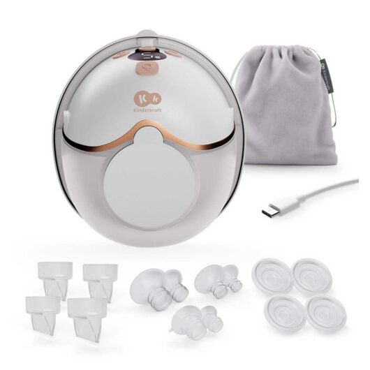 Kinderkraft Mamaflow Single Electric Wearable Breast Pump Gold