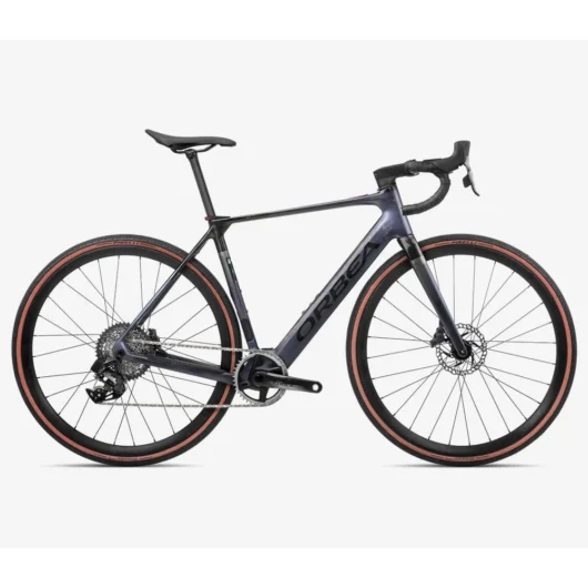 Orbea Gain M21E 1X Electric Road Bike 2023 Tanzanite Carbon View/Carbon Raw