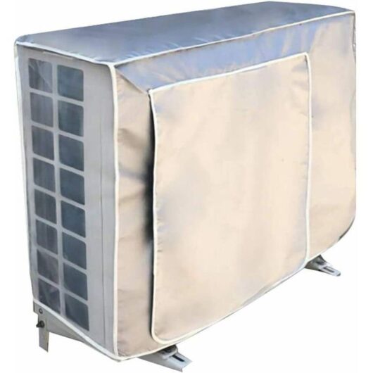 Outdoor Air Conditioner Cover, Heat Pump Cover, Universal Air Conditioner Motor Cover, Dustproof, 1054075cm--