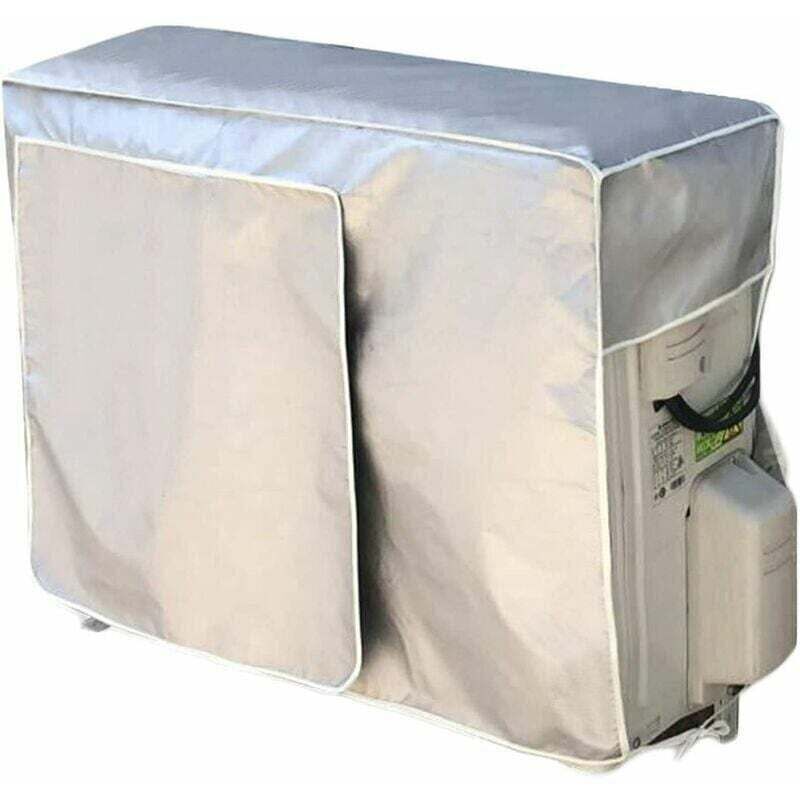Outdoor Air Conditioner Cover, Waterproof Air Conditioner Cover, Dustproof Outdoor Air Conditioner Cover for Home (92×35×69cm), Superma, Silver, 1