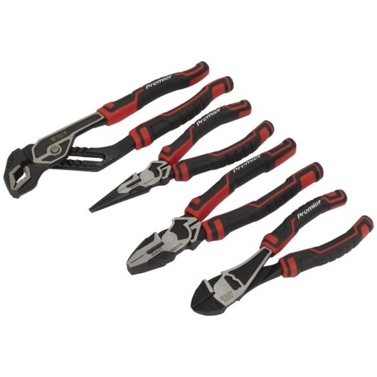 Sealey 4 Piece High Leverage Pliers Set