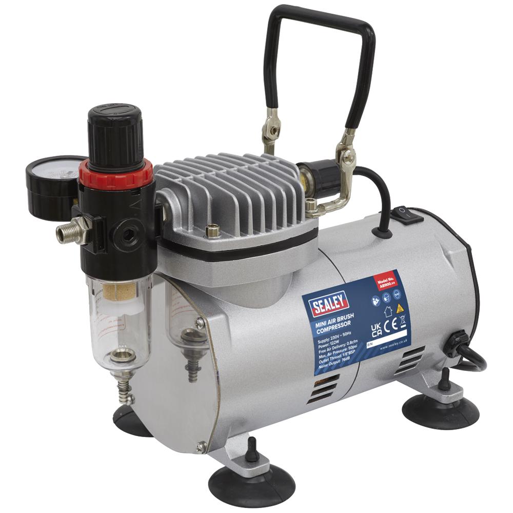 Sealey AB900 Mini Air Brush Compressor 240v