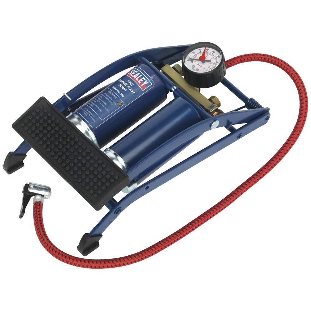 Sealey Double Cylinder Foot Pump