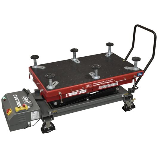 Sealey High Lift EV Battery Lift / Hydraulic Platform Truck 1200kg