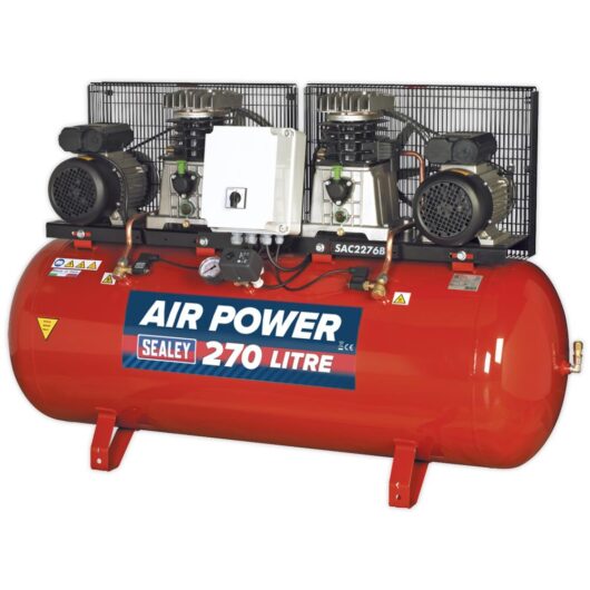 Sealey SAC2276B Air Compressor 270 Litre 240v
