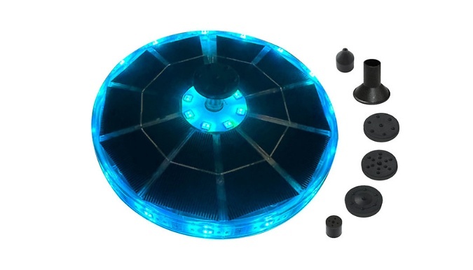 Solar Powered Floating Fountain Water Pump