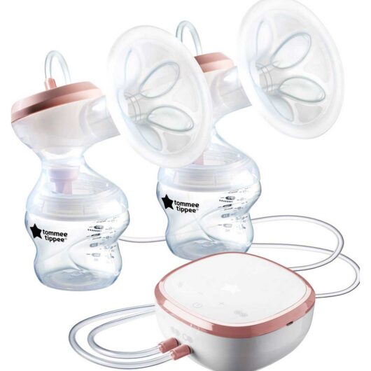 Tommee Tippee Made For Me Double Electric Breast Pump Baby Bottles Included