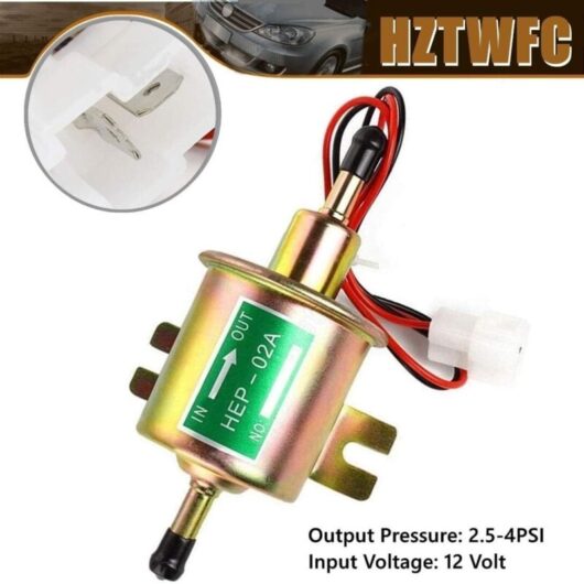 Universal 12V Diesel Gasoline Electric Fuel Pump HEP-02A HEP02A Low Pressure oem HEP-02A Universal 12V Electric Fuel Pump for Most Car Carburetor