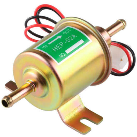 Universal 12V Electric Fuel Pump for Gasoline and Diesel, HEP-02A Low Pressure OEM HEP-02A Universal 12V Electric Fuel Pump for Most Cars,