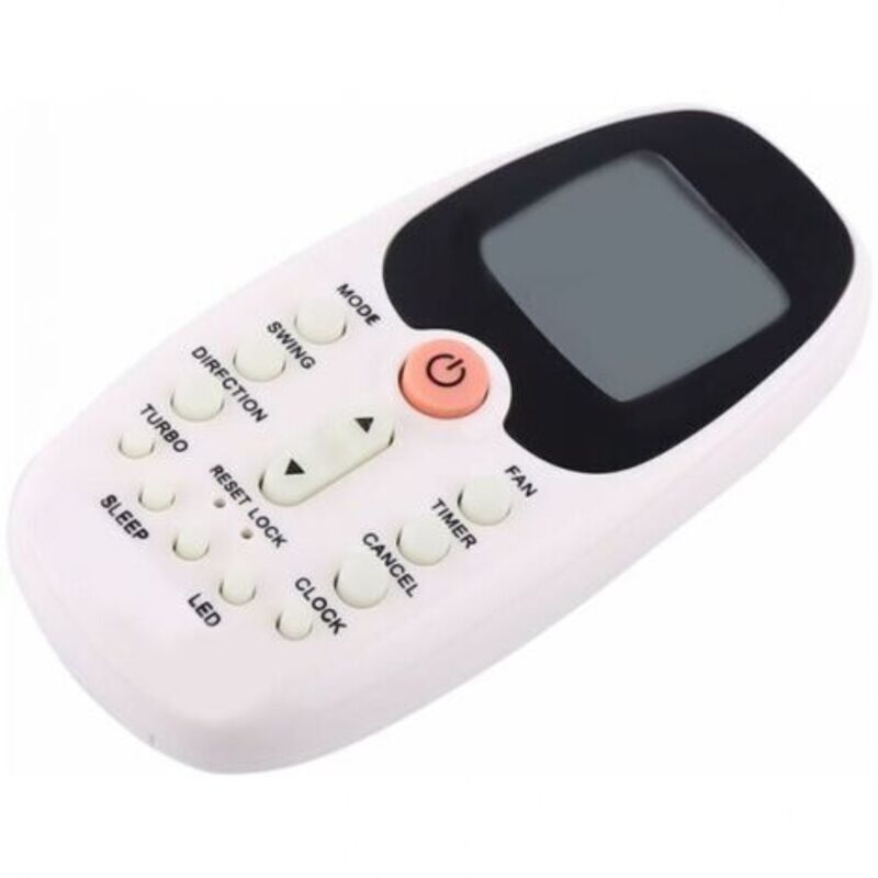 Universal remote control for Midea, Komeco, R06/BGE, R09B/BGE, R09B/BGCE, R06/BG, and R09C/BGE air conditioners
