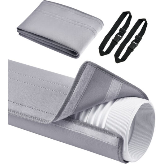 VEVOR Air Conditioner Hose Cover Wrap, Portable AC Hose Duct Vent Cover Sleeve, Insulation Sleeve for 5 & 5.9" Diameter Exhaust Hoses Tube, Easy