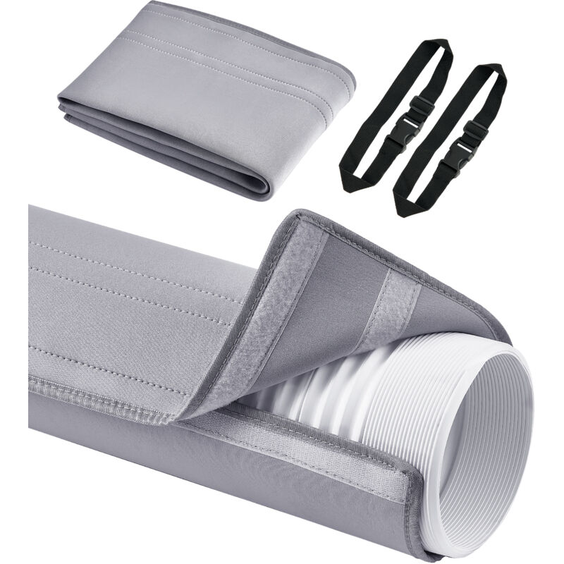 VEVOR Air Conditioner Hose Cover Wrap, Portable AC Hose Duct Vent Cover Sleeve, Insulation Sleeve for 5 & 5.9" Diameter Exhaust Hoses Tube, Easy