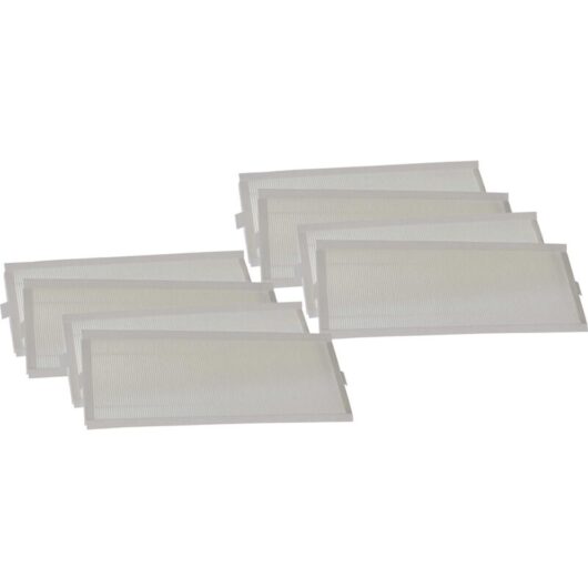 vhbw Air Filter Set compatible with Zehnder ComfoAir Q450 TR, Q450 TR Enthalpie Ventilation Devices - G4 / F7 8-Part Kit, 50 x 16 x 2 cm White